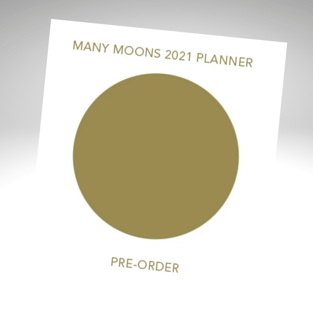 Many moons lunar planner 2021 little red tarot shop