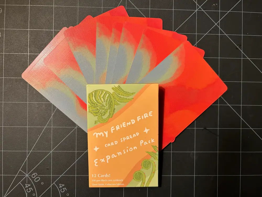 My Friend Fire Card Spread Expansion Pack